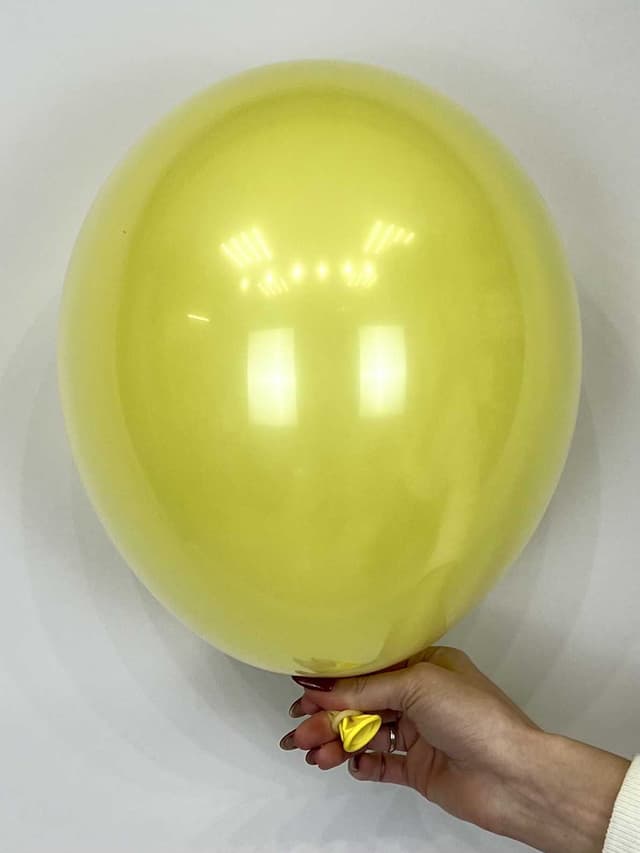 Шар стекло (шар в шаре) Желтый пастель + прозрачный 30 см Шар стекло (шар в шаре) Желтый пастель + прозрачный 30 см