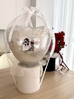 Шар в шляпной коробке «Как не думать о тебе»