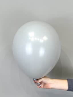 Шары пастель серый 30 см