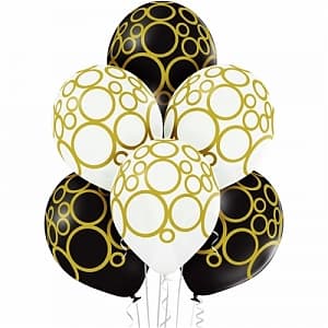 Шелк. металл 14" Круги золотые Шелк. металл 14" Круги золотые