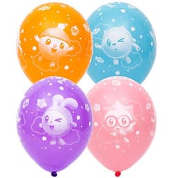 Шелк. пастель 14" Малышарики