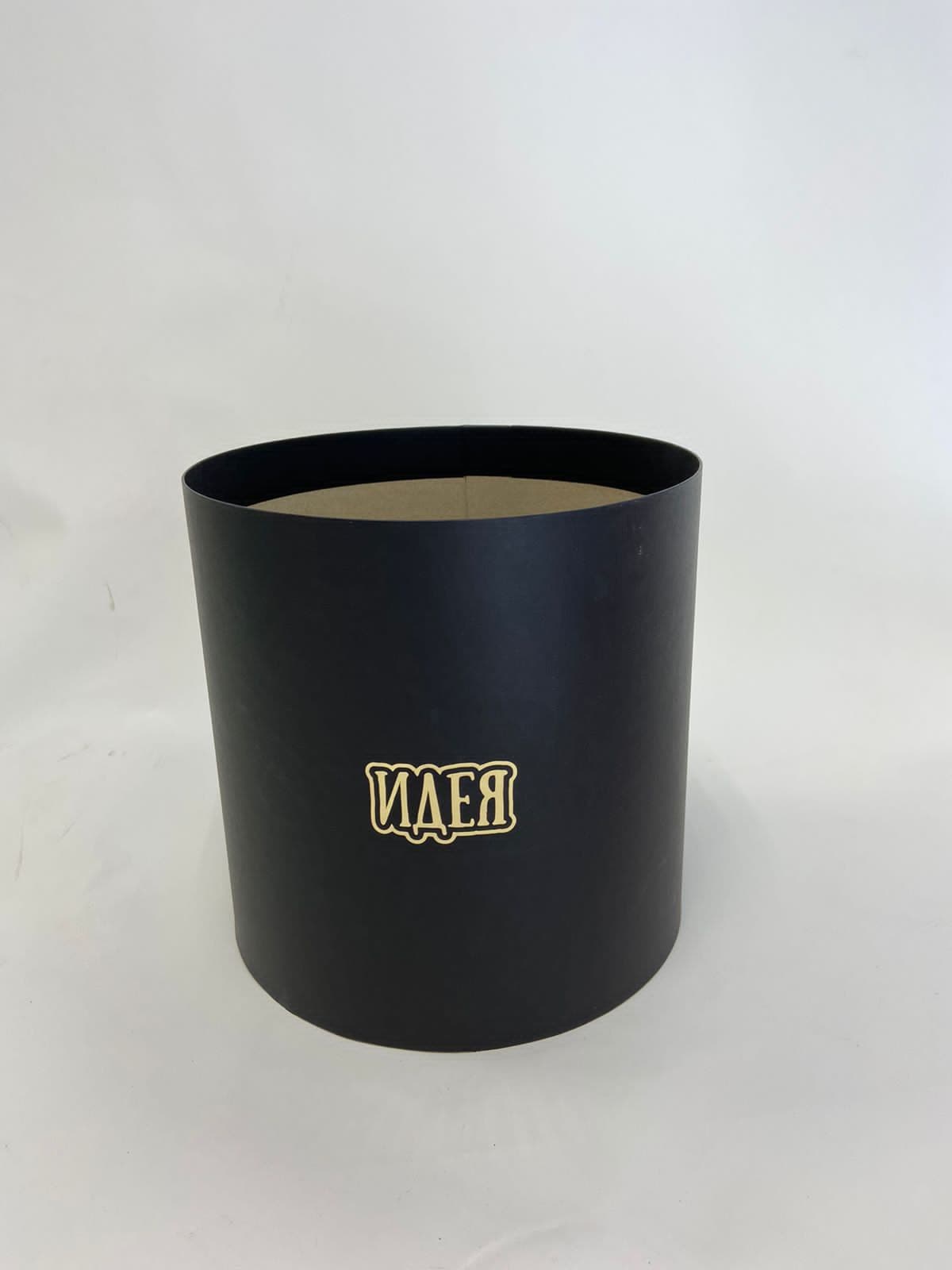 Шляпная коробка L (черная) большая 20 х 22h см