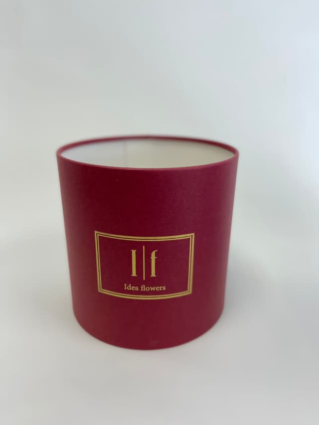 Шляпная коробка M (бордовая) средняя 17.5 х 18h см Шляпная коробка M (бордовая) средняя 17.5 х 18h см