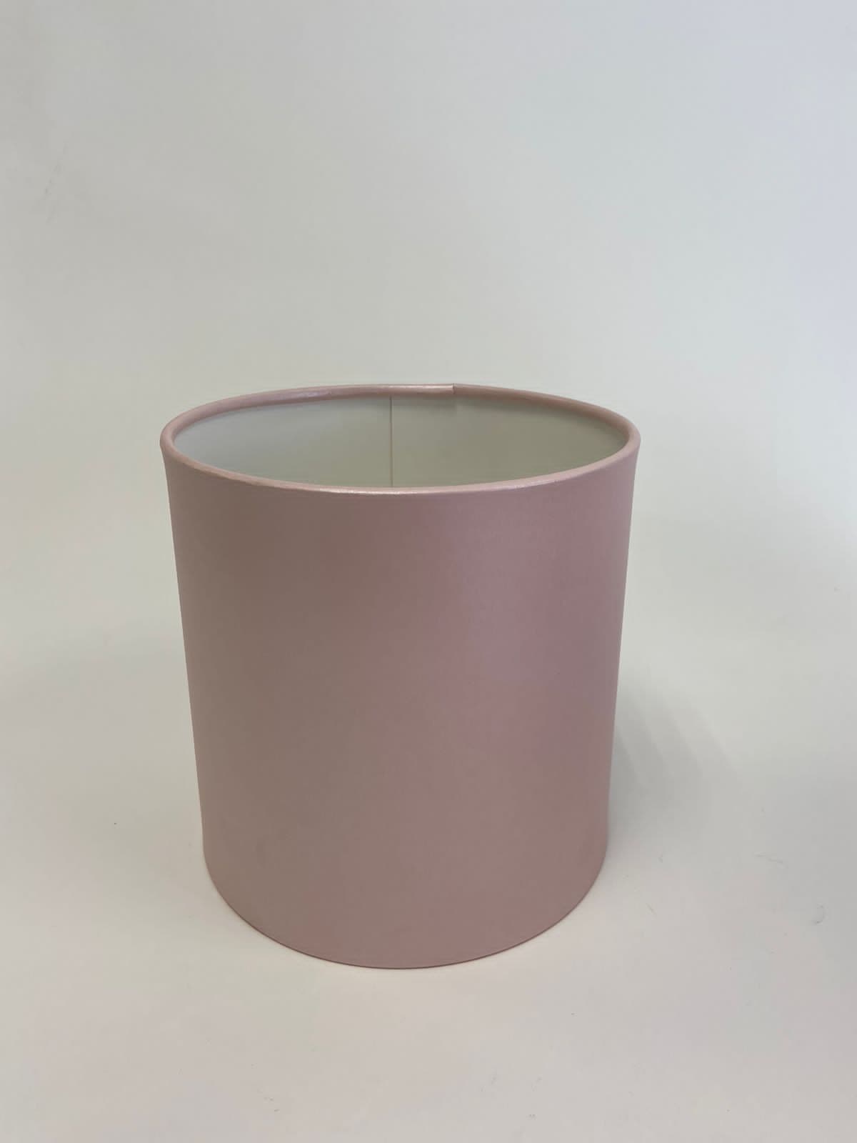 Шляпная коробка M (розовый) средняя 17.5 х 18h см