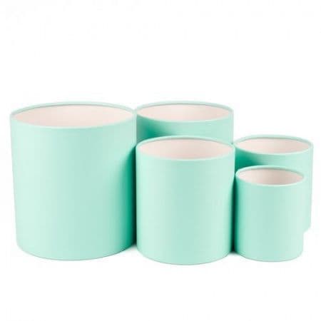 Шляпная коробка S (14 х 14 см) маленькая, нефритовый Шляпная коробка S (14 х 14 см) маленькая, нефритовый