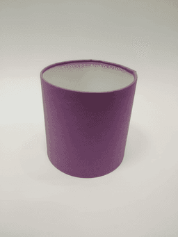 Шляпная коробка S (сиреневая) маленькая 15.5 х 16h см