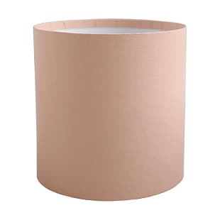 Шляпная коробка XXS (персиковая) очень маленькая 10 х 10h см