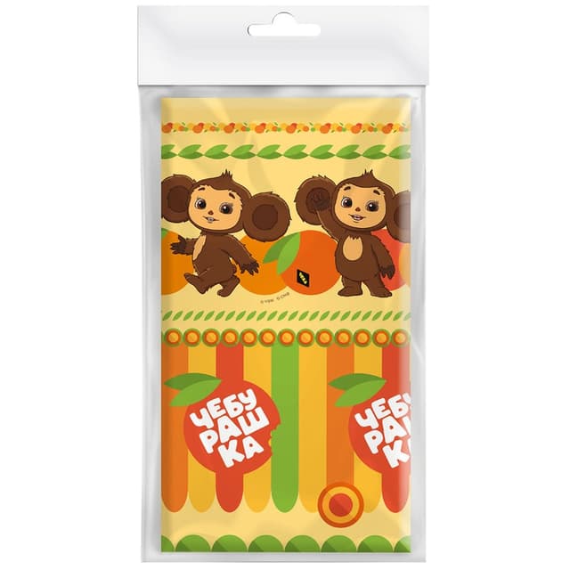 Скатерть Чебурашка 120*180см Скатерть Чебурашка 120*180см