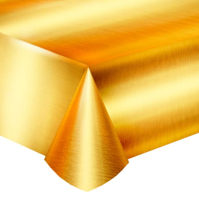 Скатерть фольгированная "Делюкс" Золото 2,74*1,37 м Скатерть фольгированная "Делюкс" Золото 2,74*1,37 м