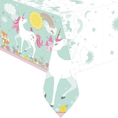 Скатерть п/э Единорог Нежный 1,4**2,4м Скатерть п/э Единорог Нежный 1,4**2,4м
