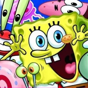 Скатерть п/э Губка Боб 1,4*2,4м