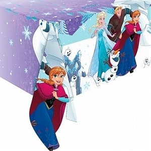 Скатерть п/э Холодное сердце .Торжество:снежки 120*180см