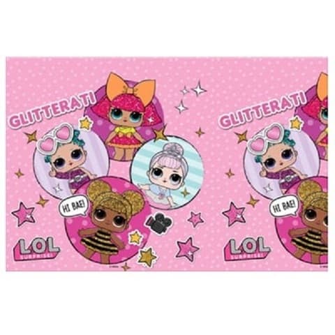 Скатерть п/э Кукла ЛОЛ 1,2*1,8м Скатерть п/э Кукла ЛОЛ 1,2*1,8м