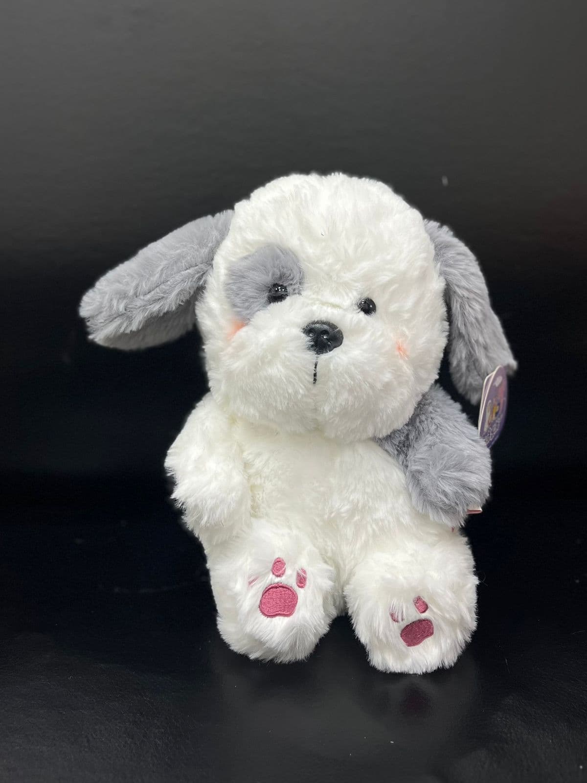 Собачка, серая 22 см