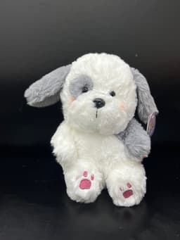 Собачка, серая 22 см