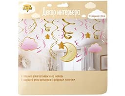 Спираль Детские Грезы розов 60см 12шт/А