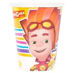 Стакан бум Фиксики Файер 270мл /8шт/