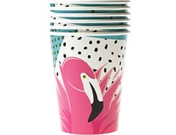 Стакан бум Фламинго 250мл 6шт