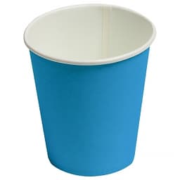 Стакан однотонный Синий 180мл 6шт