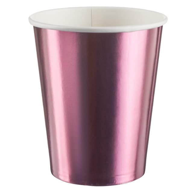 Стаканы (250 мл) Розовый, Металлик, 6 шт. Стаканы (250 мл) Розовый, Металлик, 6 шт.