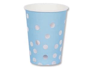 Стаканы Горошек серебряный 210 мл/6шт Стаканы Горошек серебряный 210 мл/6шт