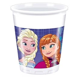 Стаканы пластиковые Холодное сердце. Торжество:снежки/8шт 200мл