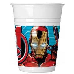 Стаканы пластиковые Мстители-2/8шт 200мл