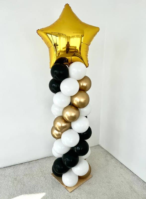 Стойка из шаров с воздухом «Звезда»