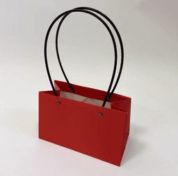 Сумка картонная S (красная)