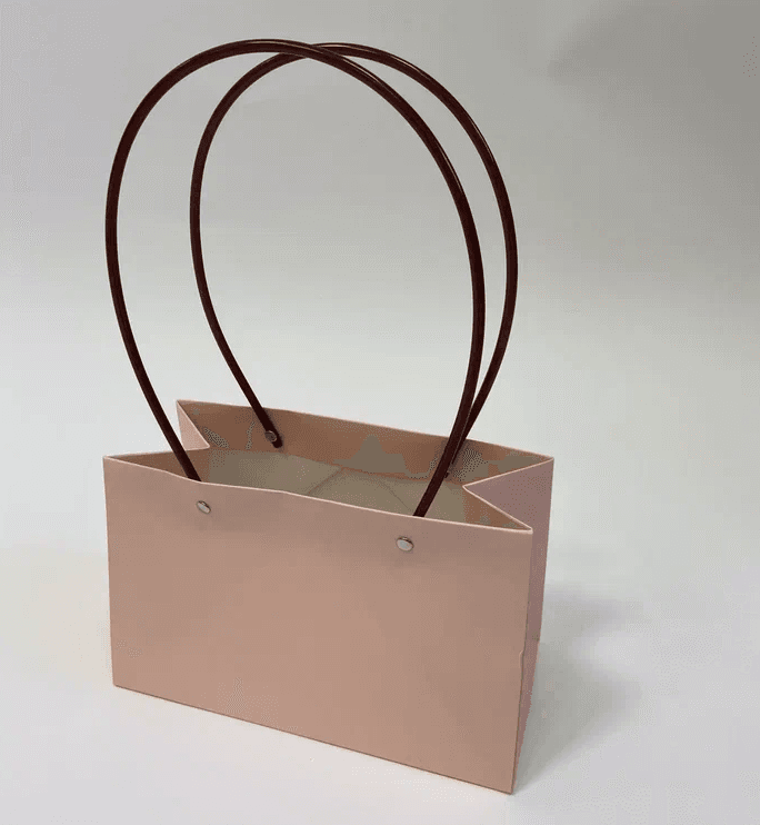 Сумка картонная S (розовая)