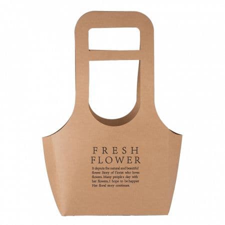 Сумочка для цветов Крафт Fresh Flower 22*10*40см Сумочка для цветов Крафт Fresh Flower 22*10*40см