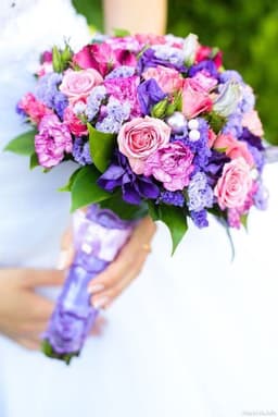 Прекрасный свадебный букет "Ангел любви"