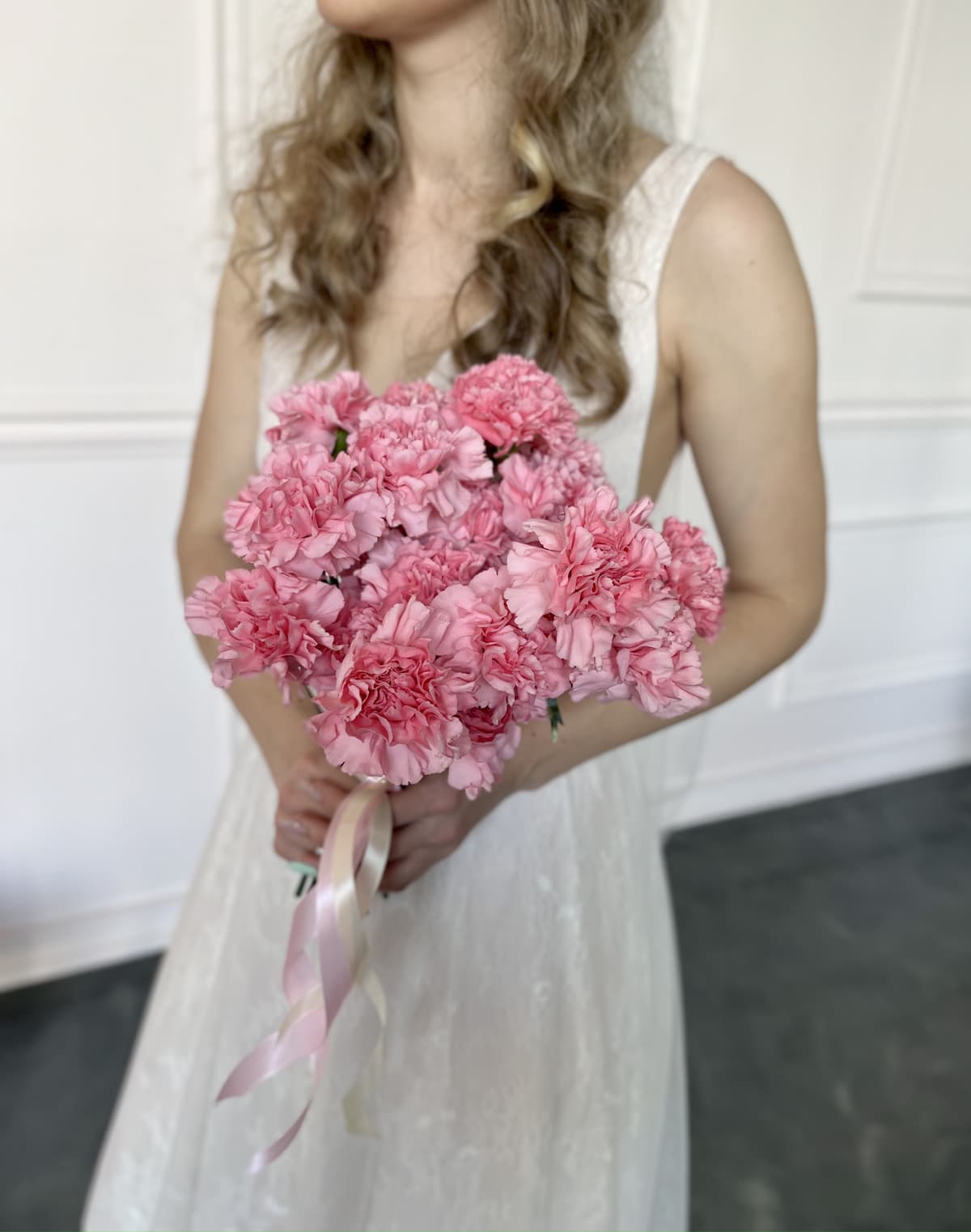 Букет невесты "Diantus Pink"