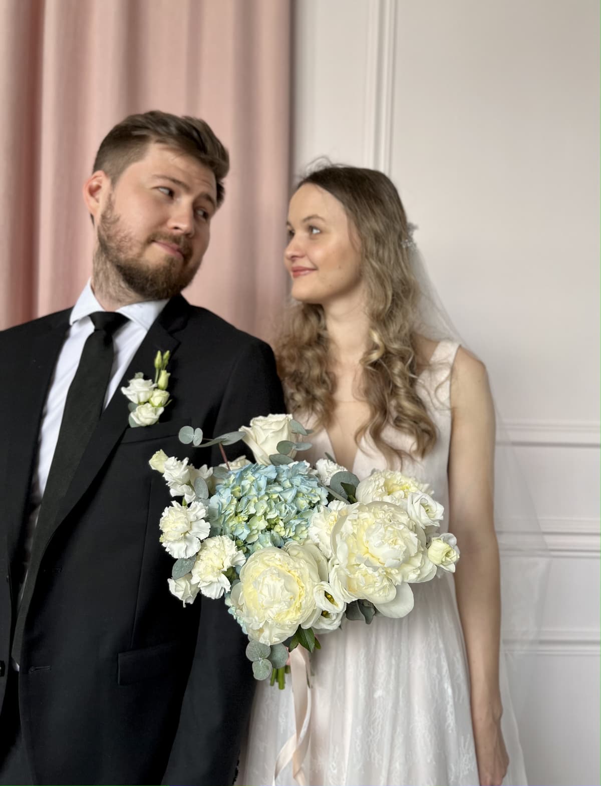 Свадебный букет "Lazurit"