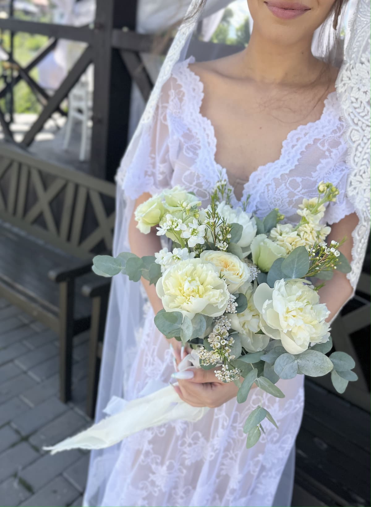 Свадебный букет «Vanila wedding»