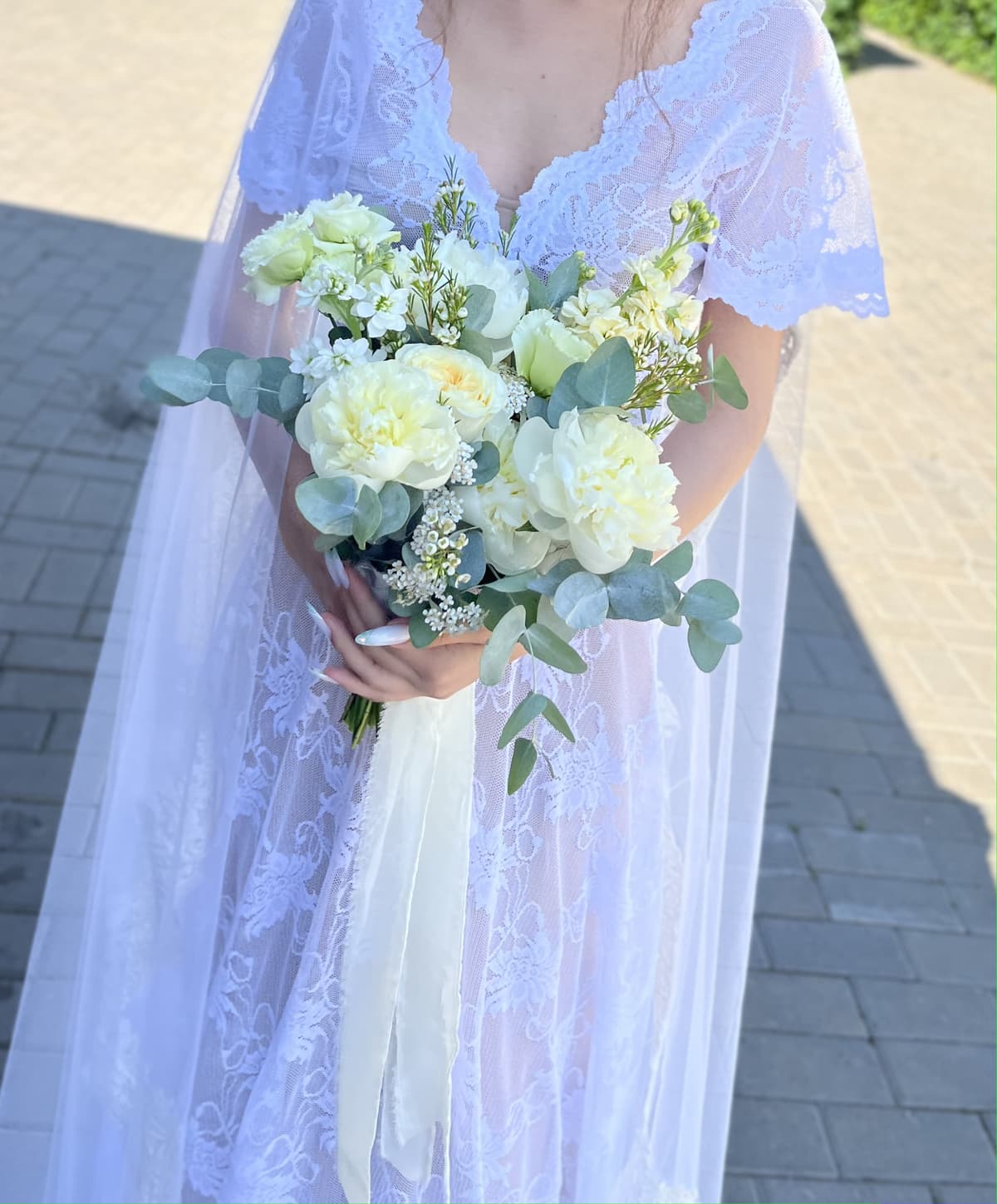 Свадебный букет «Vanila wedding»