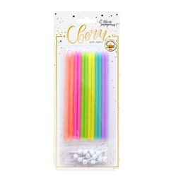 Свечи тортовые классические XL ассорти 15см/12шт