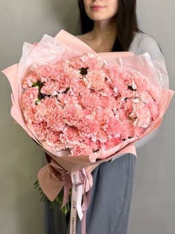 МЕГА АКЦИЯ Свежий букет из 51 розового диантуса