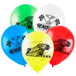 Т 12 Тачки Чемпион 12"/ 30 см, Ассорти Пастель 4 ст.