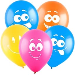 Т Шар 12 Забавные Мордашки(4 дизайнов)Ассорти Пастель