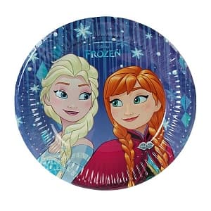 Тарелка 20см Холодное сердце.Торжество:снежки /8шт Тарелка 20см Холодное сердце.Торжество:снежки /8шт