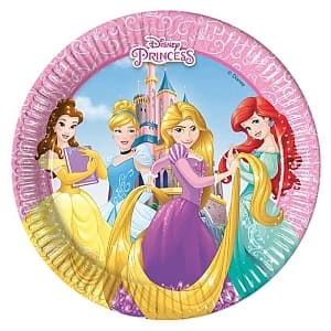 Тарелка 20см Принцессы Дисней 8шт Тарелка 20см Принцессы Дисней 8шт