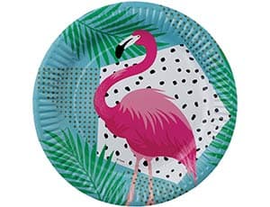 Тарелка Фламинго 23см/6шт