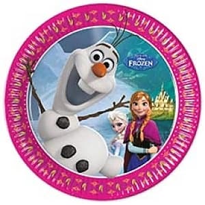 Тарелка Холодное сердце 20см/8шт/ Тарелка Холодное сердце 20см/8шт/