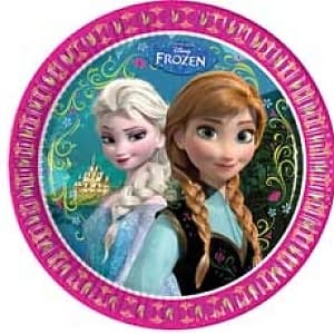 Тарелка Холодное сердце 23см/8шт/ Тарелка Холодное сердце 23см/8шт/