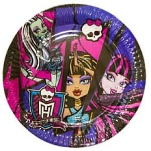 Тарелка Monster High 17см 8шт/А Тарелка Monster High 17см 8шт/А