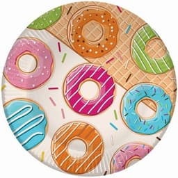 Тарелка Пончик 18см/6шт