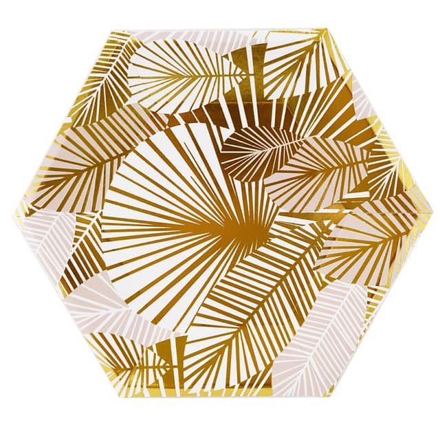 Тарелки 18 см “Листья Золото” 6 шт Тарелки 18 см “Листья Золото” 6 шт