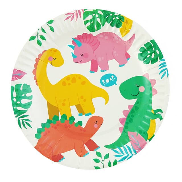 Тарелки 18см "Милые динозаврики"/6шт Тарелки 18см "Милые динозаврики"/6шт