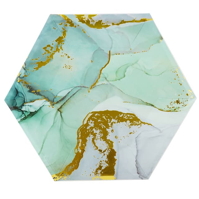 Тарелки 18см “Мрамор” Небесно-голубой, 6 шт. Тарелки 18см “Мрамор” Небесно-голубой, 6 шт.